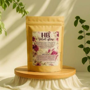 Velvet glow powder mask