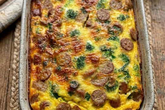 Broccoli Sausage Frittata