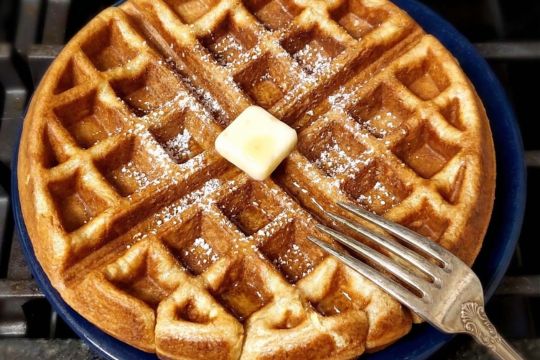 Fork and waffle