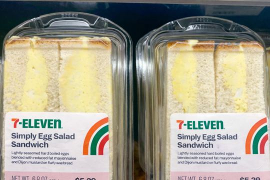 7 Eleven egg sandwich